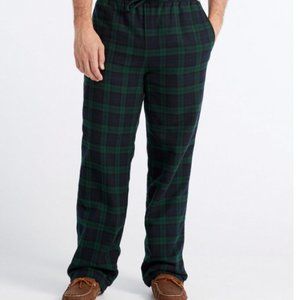 Scotch Plaid Flannel Sleep Pants, Fleece-Lined